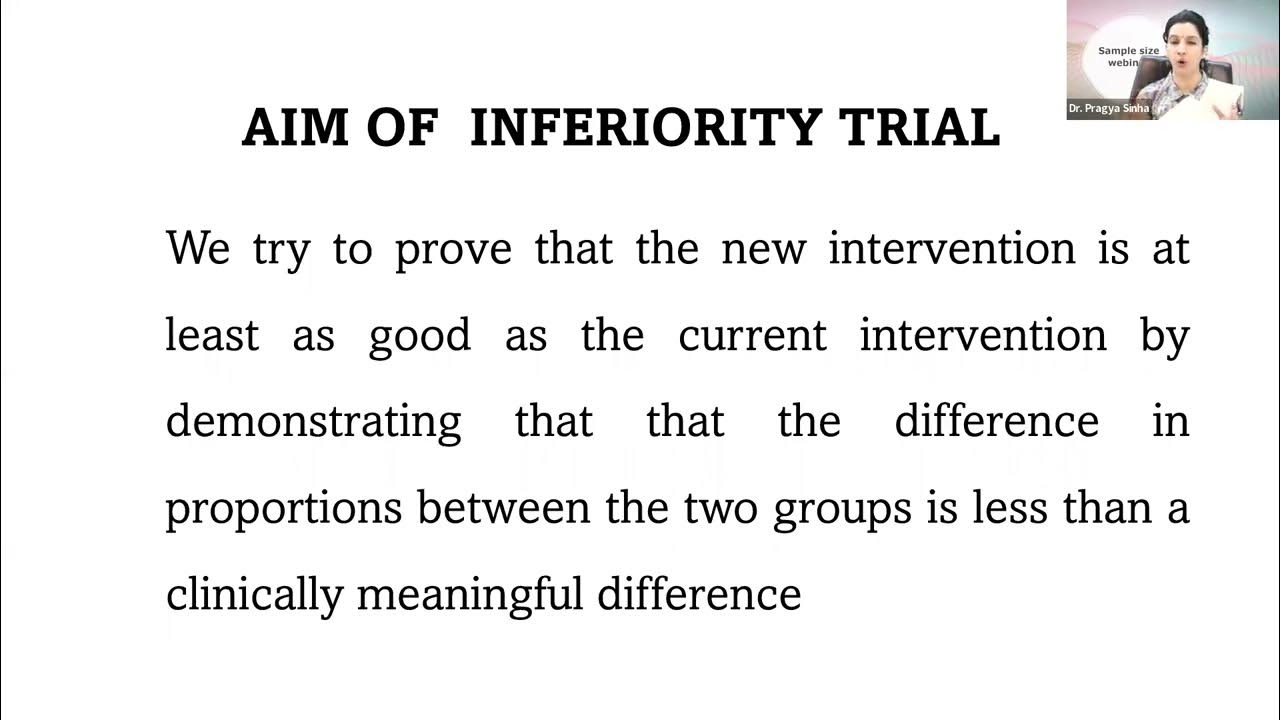 Sample Size calculation for RCT Non Inferiority trial & Equivalence