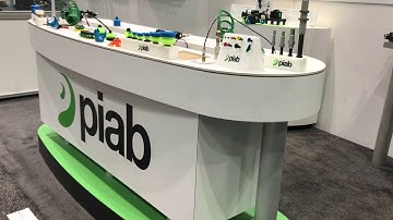 The Automate 2019 trade show booth - Piab