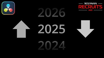 Easy SCROLLING TIMELINE Effect in DaVinci Resolve | RESPAWN Recruits