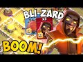 BLOWS UP HALF THE BASE! TH11 Blizzard (Blimp + Super Wizard) Dragon Attack Strategy | Clash of Clans