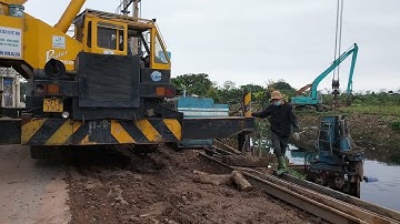 VINASER - Thi công ép Cừ Larsen - Đa Tốn - Gia Lâm - Hà Nội - Part 2