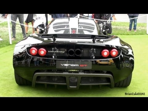 Hennessey Venom GT Spyder Start and Rev