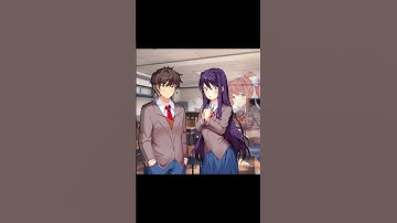 dating yuri in act 2 be like #yuri #mc #ddlc #act2 #shorts