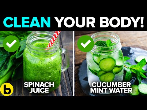 11 POWERFUL Drinks That Naturally CLEANSE Your Body DAILY