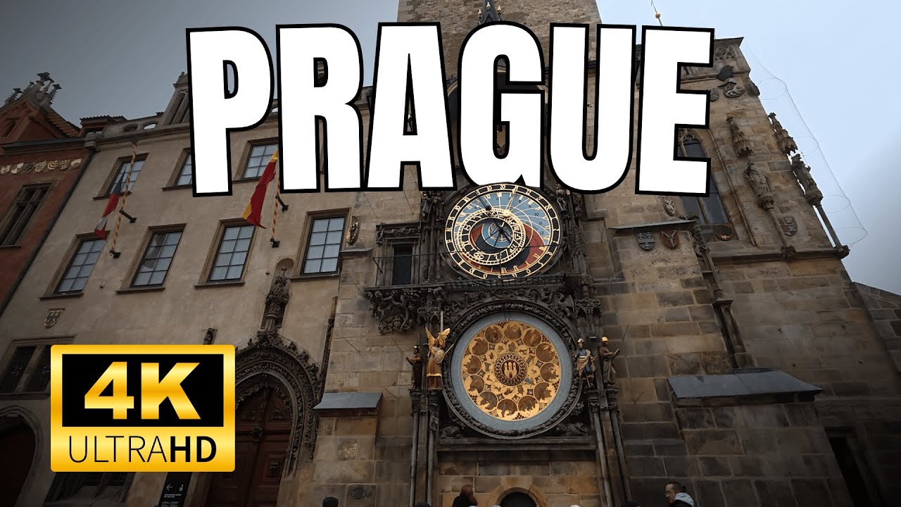 Пешеходная экскурсия по Праге | От Астрономических часов до Карлова моста | DJI Action 5 Pro