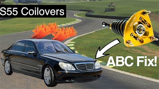 How to S55 AMG Coilover Conversion | ABC Delete | DIY W220 Yellow Speed Racing & ABC Error Bypass