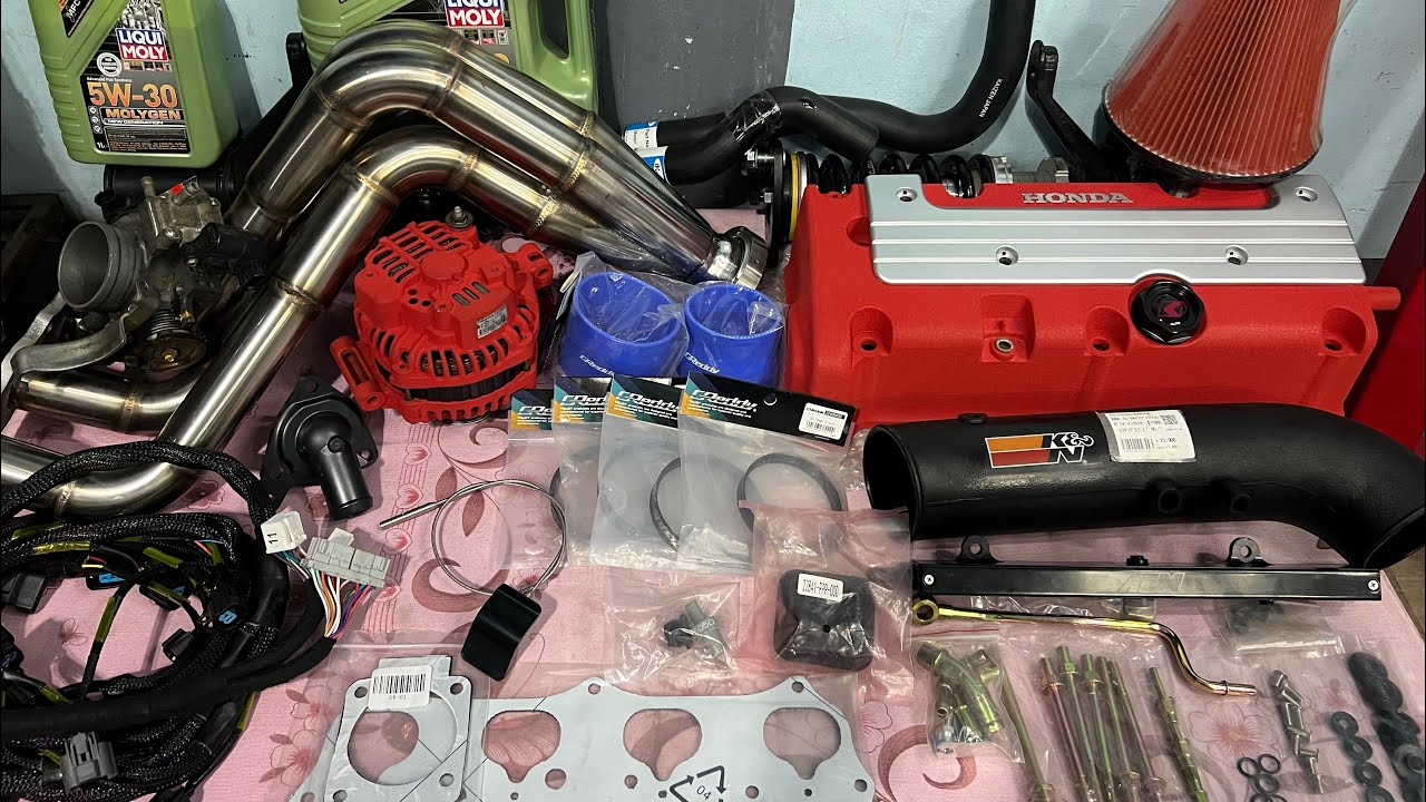 K- Swapping civic ES Dimension 01-05 using a bunch of parts from CRV Gen 2. (Short clip part 3)