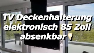 TV Deckenhalterung elektrisch 75 - 85 bis 98 Zoll – Die Lösungen von Flatlift