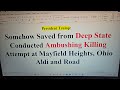 President Trump: Somehow Saved from Deep State Conducted Ambushing Killing Attempt at Aldi and Road