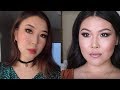 I followed Marla (The Mongolian Family)'s make up tutorial