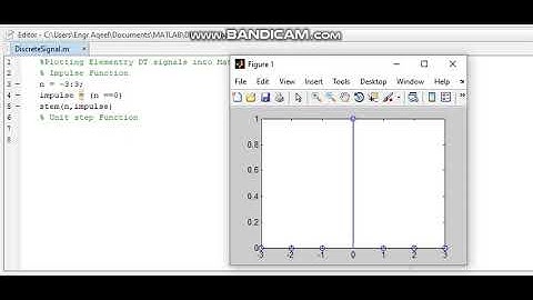 how to plot discrete time signals in matlab | unit step |impulse | Ramp |