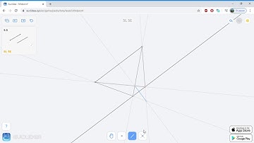 9.5 Euclidea   Midpoint    5L 5E
