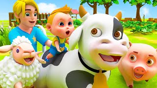 Old MacDonald - Baby Animals | Music for Children | Kindergarten Nursery Rhymes & Kids Songs