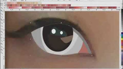 TUTORIAL VECTOR Corel Draw Menggambar Mata