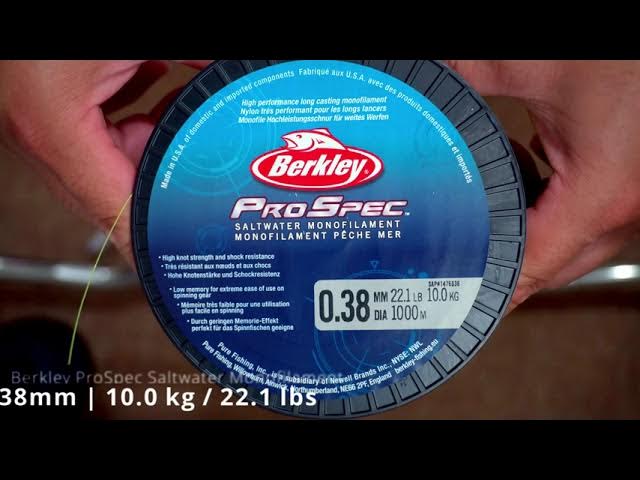 Berkley Prospec Chrome Line - 2850 yd. - 100 lb. - Clear - Melton