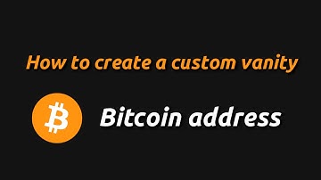 How to Create a Custom Vanity Bitcoin Address | NiceWalletAddress.com