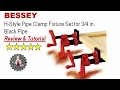 Bessey 3/4&quot; pipe clamp review and tutorial BPC-H34