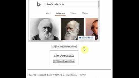 Edge SOP bypass/UXSS using an iframe data-meta-data