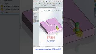 SolidWorks Path Mate | SolidWorks Advance Mate | SolidWorks #advancedmate #pathmate #solidworks