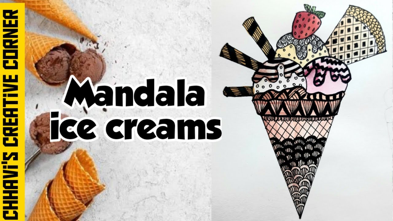 how to mandala ice creams YouTube