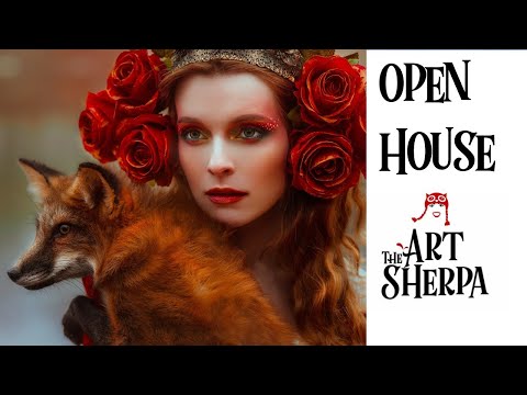 Open house Patron Live stream Red Fox #7 | TheArtSherpa