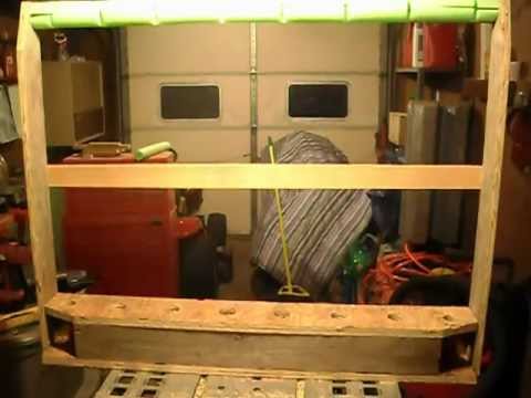 DIY Fishing Rod Holder/Rack - YouTube
