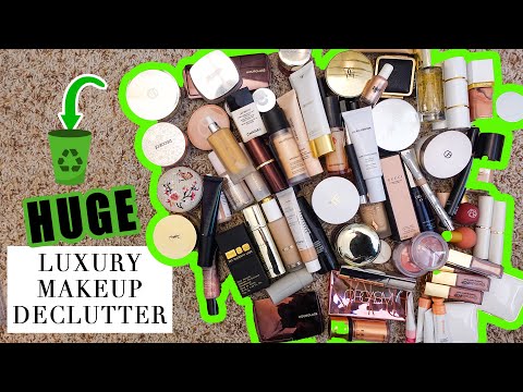 HUGE Luxury Makeup Declutter 2021