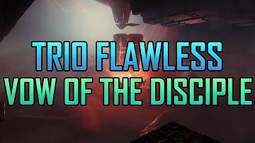 Full Trio Flawless Vow of the Disciple Raid (Destiny 2 - Season of the Risen, Hunter PoV).