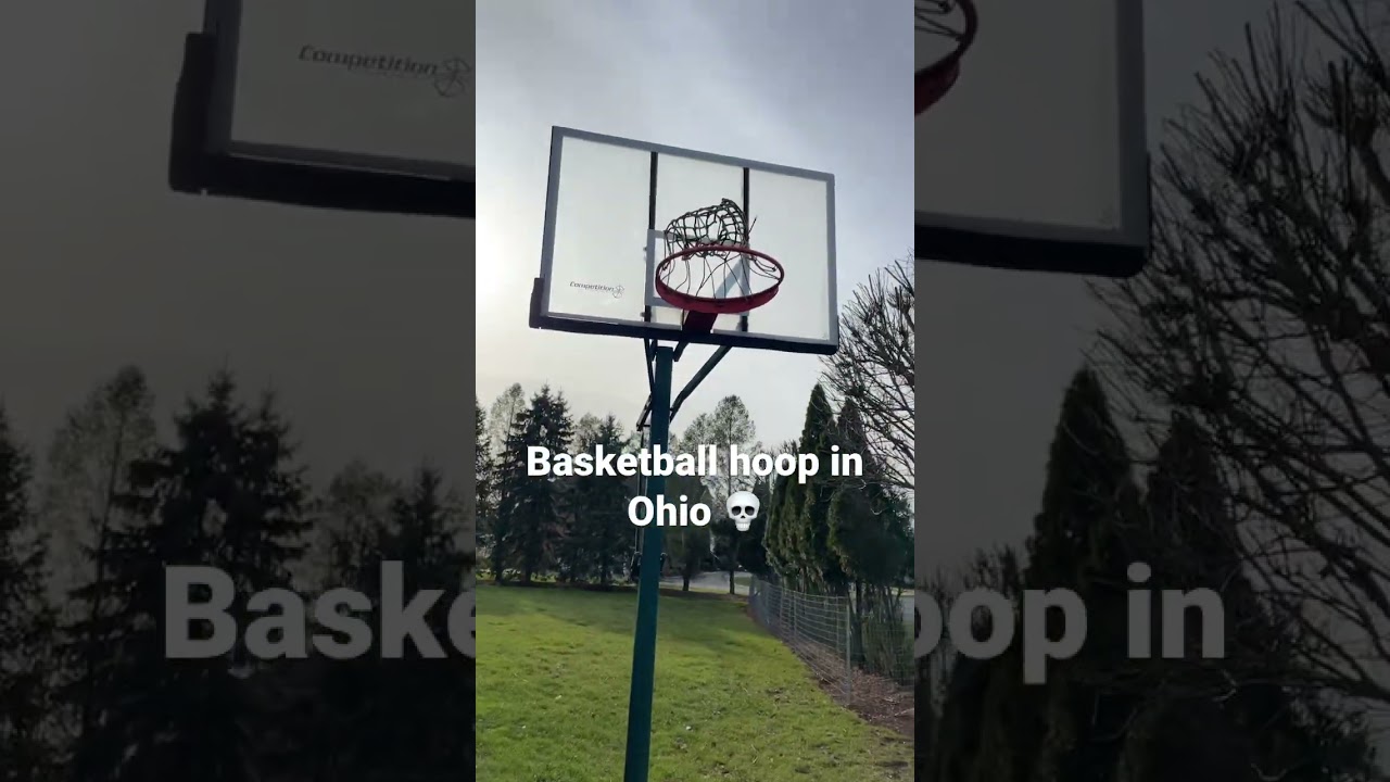Basketball hoop in Ohio 💀