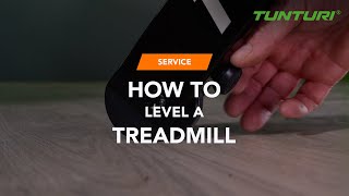 HOW TO | Level a Treadmill | Tunturi Fitness