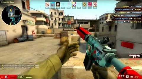 CS:GO M4A4| Bullet Rain Gameplay