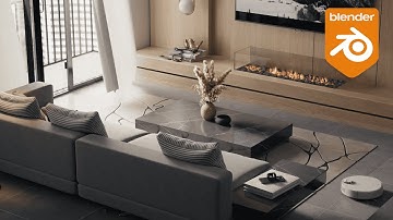 Interior Animation in Blender 3D | Architectural Rendering with Cycles