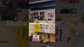 Studio makeover 💅 #musiclabel #studio #newstudio #shorts #newmusic #office