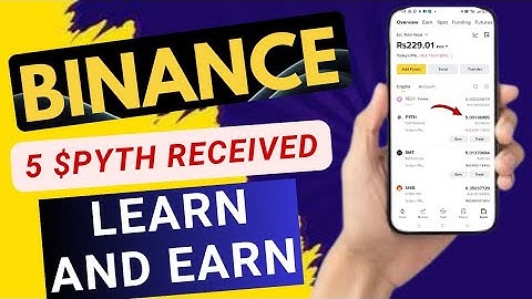 5 Python (PYTH) Binance Learn & Earn Reward Recieved