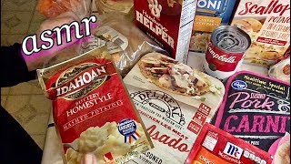 Quiet ASMR whisper 🎧 Food 4 Less Grocery Haul screenshot 2