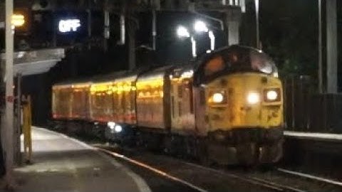 Class 37: Colas 37099 On Test Train Duties @ Reading West Station