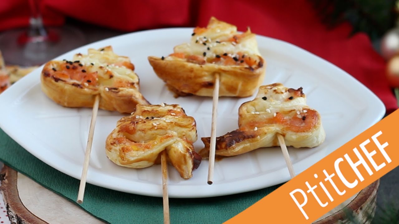 Sapin Feuilleté Saumon Fromage Frais