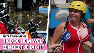 Baywatch-dames stunten in Efteling: ‘Goed blijven drijven’