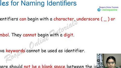 Beginners course in Java -Tokens in Java - Useful for Class 10 ICSE  Computer Applications| Class 9