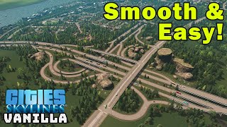 Making Complex Interchanges EASY in Vanilla Cities Skylines!