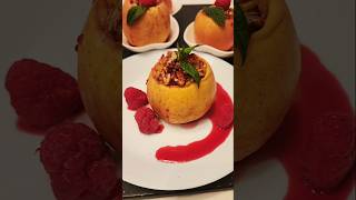 Яблоки Фаршированные Рисом, Орехами И Цукатами. Красивый И Вкусный Яблочный Десерт. Рецепт.