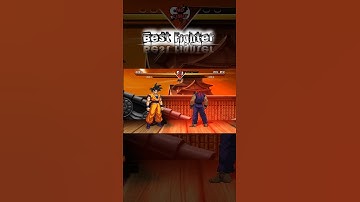 Goku vs Evil Ryu #goku #ryu #games #gaming #fightinggames #shorts