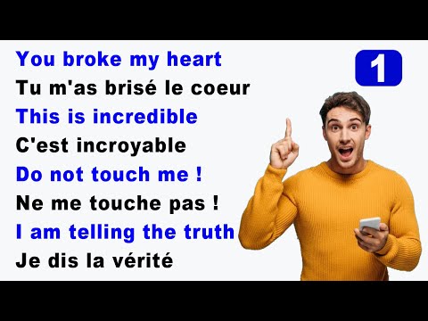 110 Phrases les plus Utilisées en Anglais #1 || 110 phrases most used in English