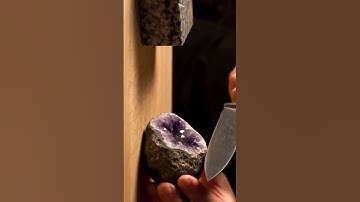 I thought it was just a rock... until this happened. | Geode Reveal