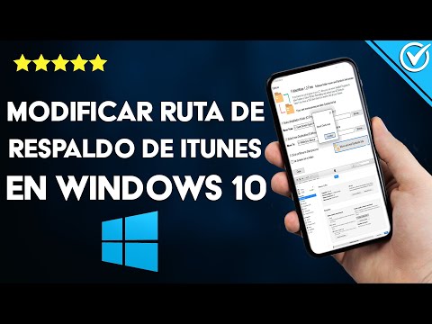 Cómo modificar ruta de respaldos de ITUNES en WINDOWS 10 - Almacenamiento