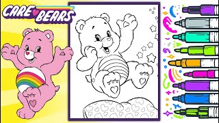 Coloring Cheer Bear Care Bear | Care Bears Coloring Pages