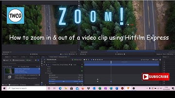 How to easily zoom in and out of a video clip using Hitfilm Express