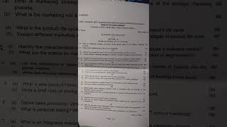 MBA JNTUA 2nd semester Marketing management