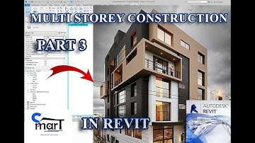 PART 3 - HOW TO DESIGN FULL MULTI STOREY PROJECT IN REVIT.... #revittutorialforbeginner  #revit