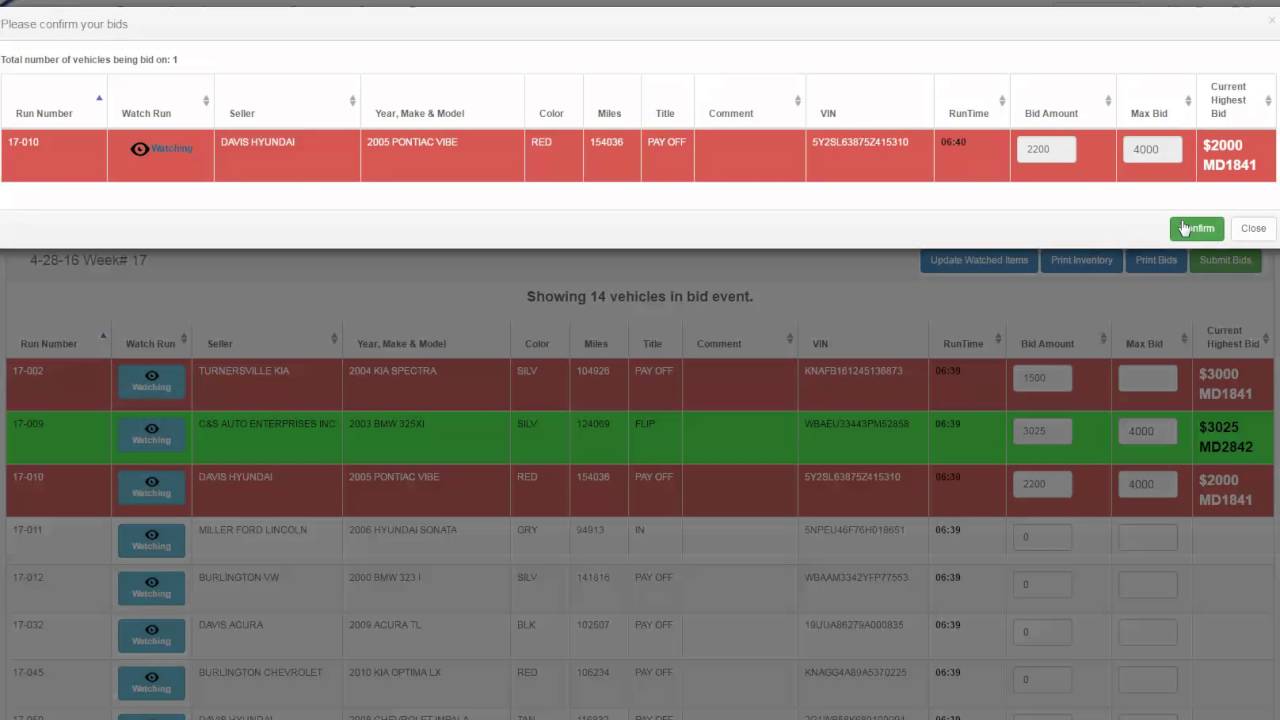 South Jersey Auto Auction Tutorial with Max Bid YouTube